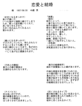 恋愛と結婚